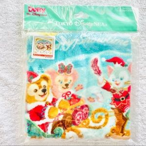 Tokyo Disney Sea Hand Towel Christmas Duffy Japan cotton Shellie May gelatoni